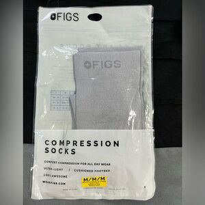 FIGS- Compression Socks in solid gray